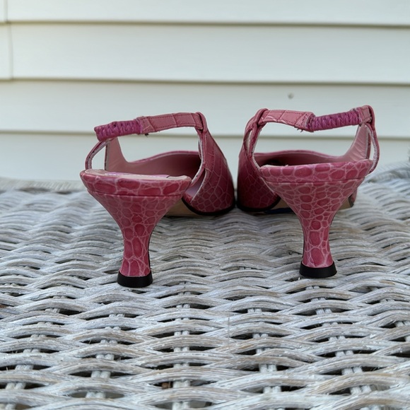 Lilly Pulitzer pink croc pattern kitten hills - Picture 5 of 9